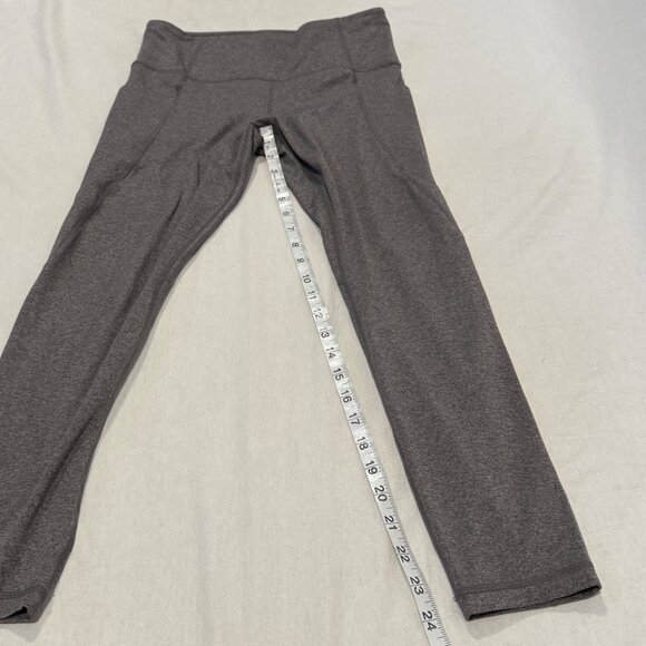 Athleta Salutation Stash Pocket Tight Heathered Gray Size MP - Picture 7 of 9